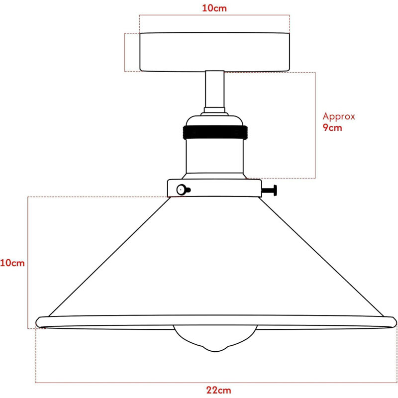 Semi Flush Mount, Copper