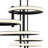 8l LED  Chandelier,Matte Black