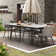 Relja 62.9" To 94.4" Expandable White Sintered Stone Dining Table