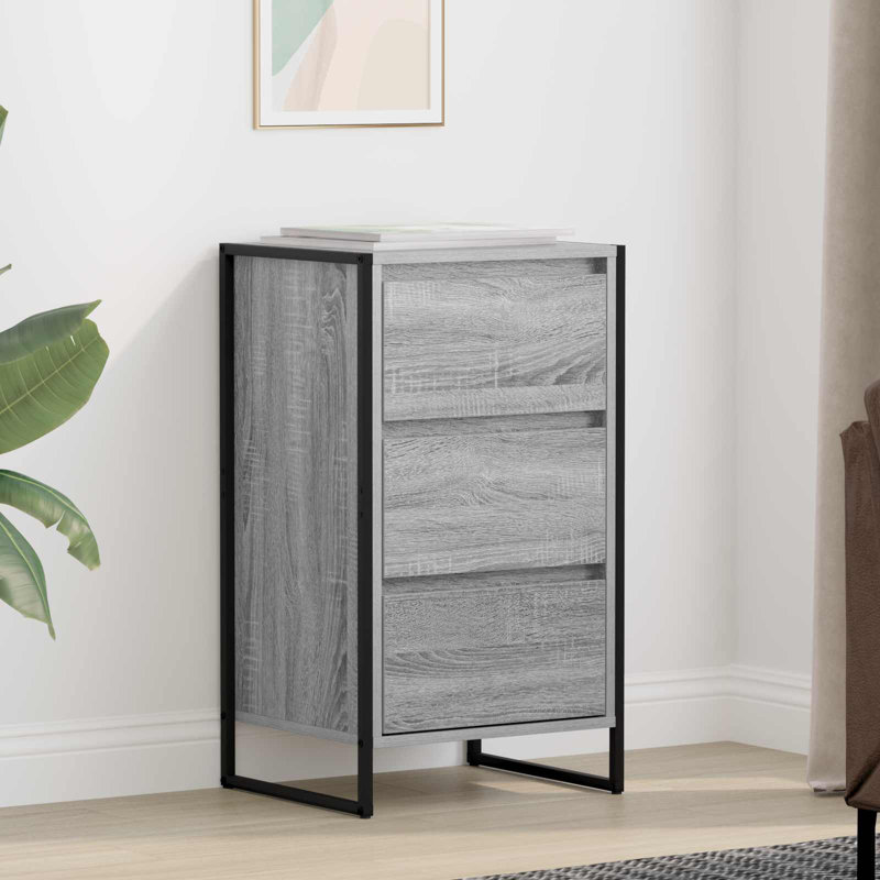 42cm Sideboard, Grey Sonoma