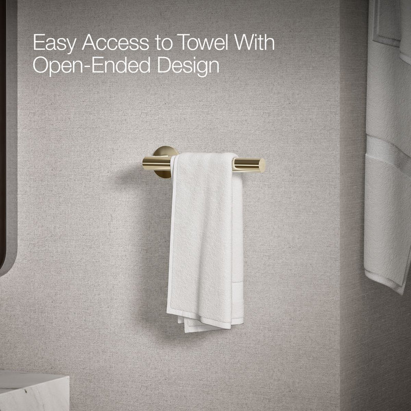 Components™ Towel Arm, Vibrant French Gold