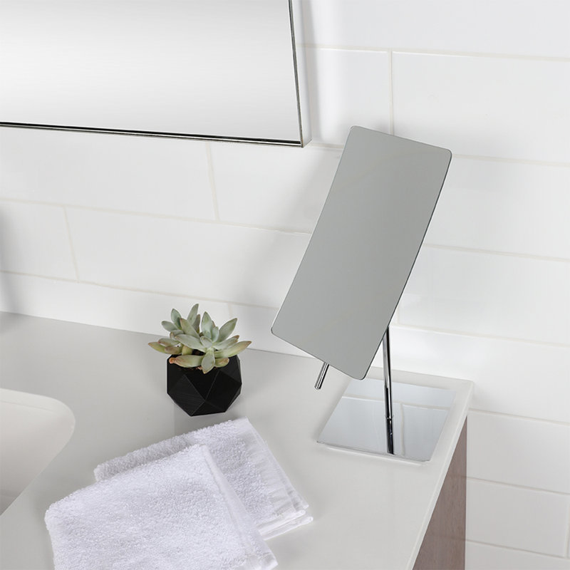 Mega Frameless Squared Magnifying Mirror