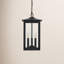 Luminaire suspendu d'extérieur noir Woodleigh Glenwood