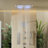  LED Bluetooth Thermostatic Shower System, Ceiling Mount Rainfall Shower Head with with Handheld Shower-95462232