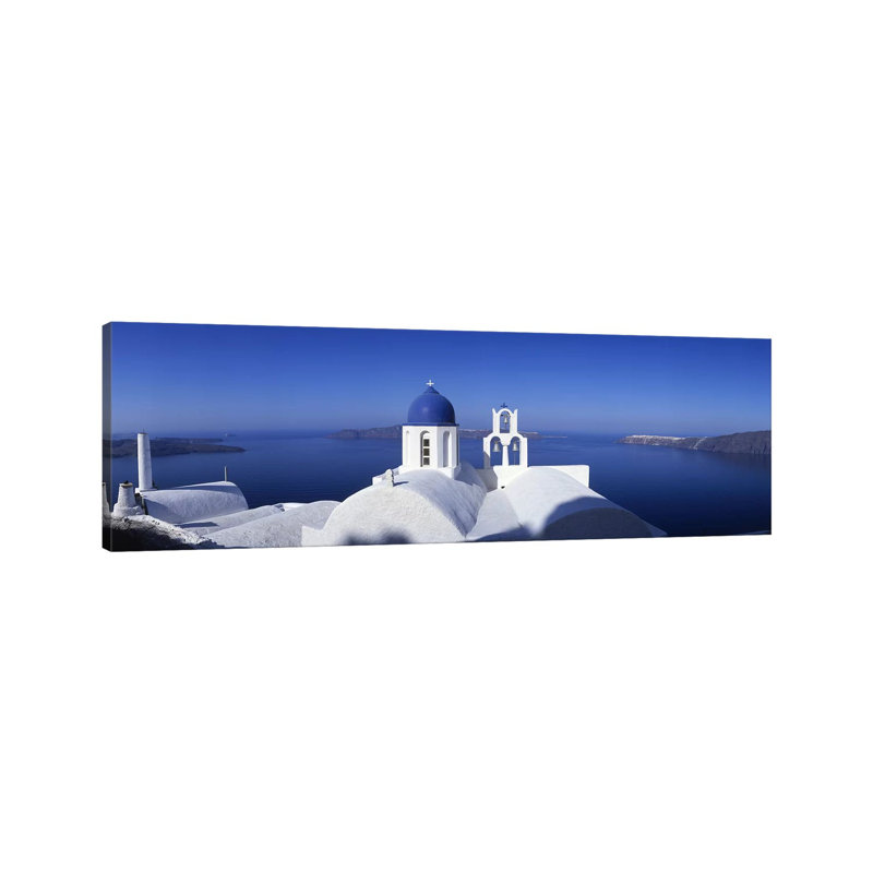 Greece - Wrapped Canvas Panoramic Print, 152.4 cm H x 50.8 cm W x 3.175 cm D
