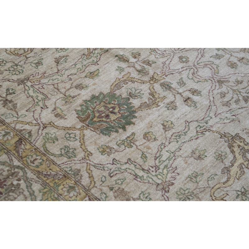 Sultanabad Wool Oriental Area Rug in Cream