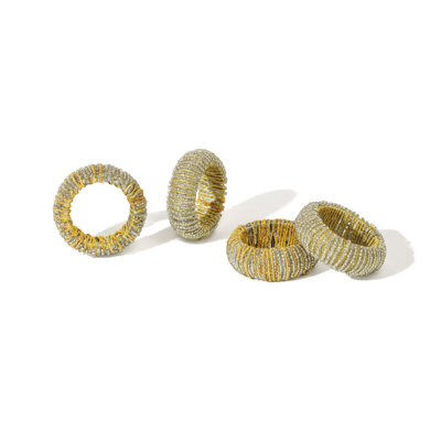 Gilded Halo Napkin Rings