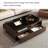 Modern simple rectangular coffee table-108072804