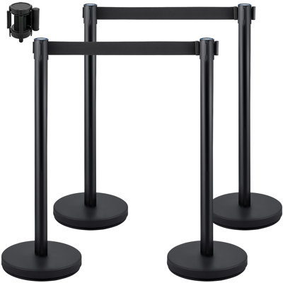 VEVOR 35.4 H x 80 W Steel And Iron Rope Barriers