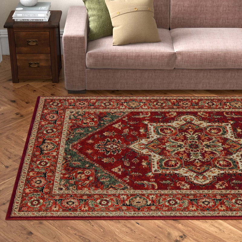 Pine Grove Oriental Wool Area Rug, Rectangle 160 x 240cm