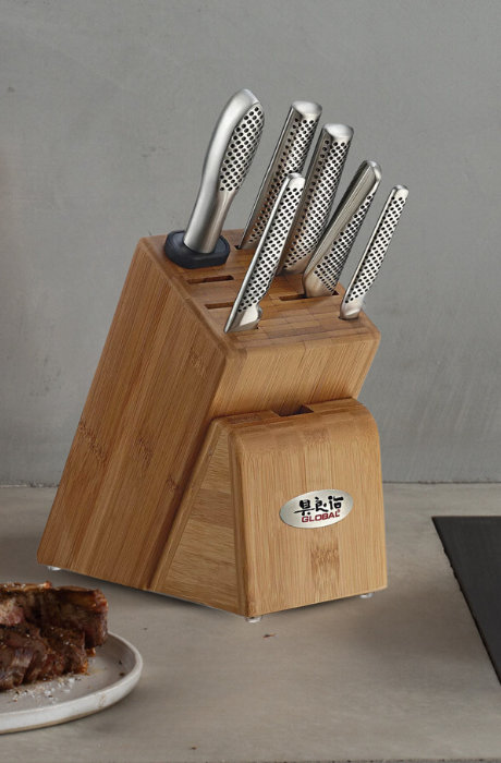 Global Knives Classic Takashi 7 Piece Knife Block Set