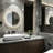 Matte Black Waterfall Bathroom Sink Faucet - Brass, Single For Effortless Water Temperature & Flow Regulation, Tidy Installation Design In Smooth Adjustment, Space Saving-121598738
