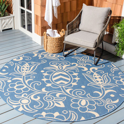 Arthus Performance Floral Indoor/Outdoor Area Rug