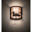 Yazan Steel Flush Mounted Sconce