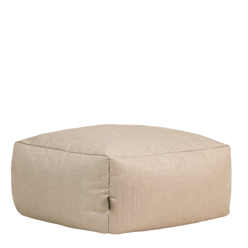 Tetra Corduroy Footstool Bean Bag, Beige