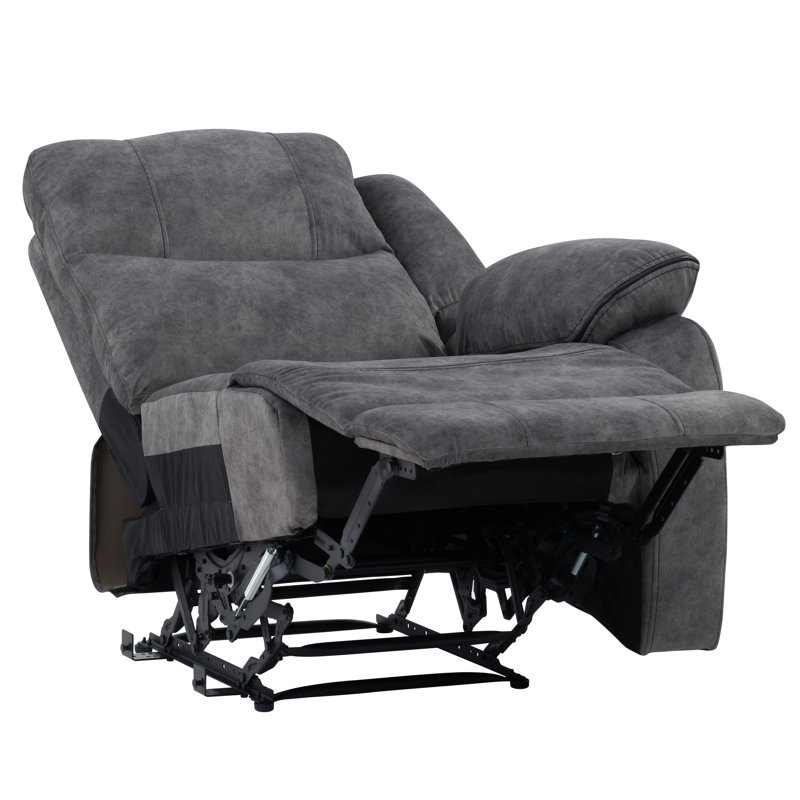 Canapé et chaise modulaire en lin de 61,5 po de largeur Natalia, Gris foncé