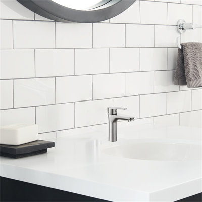 Aura Pro Single-Handle Stainless Steel Bathroom Faucet - SUS304 Countertop Mount With Pop-Up Drain