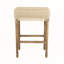 Lucas Upholstered Stool with Solid Wood Frame-2069066161