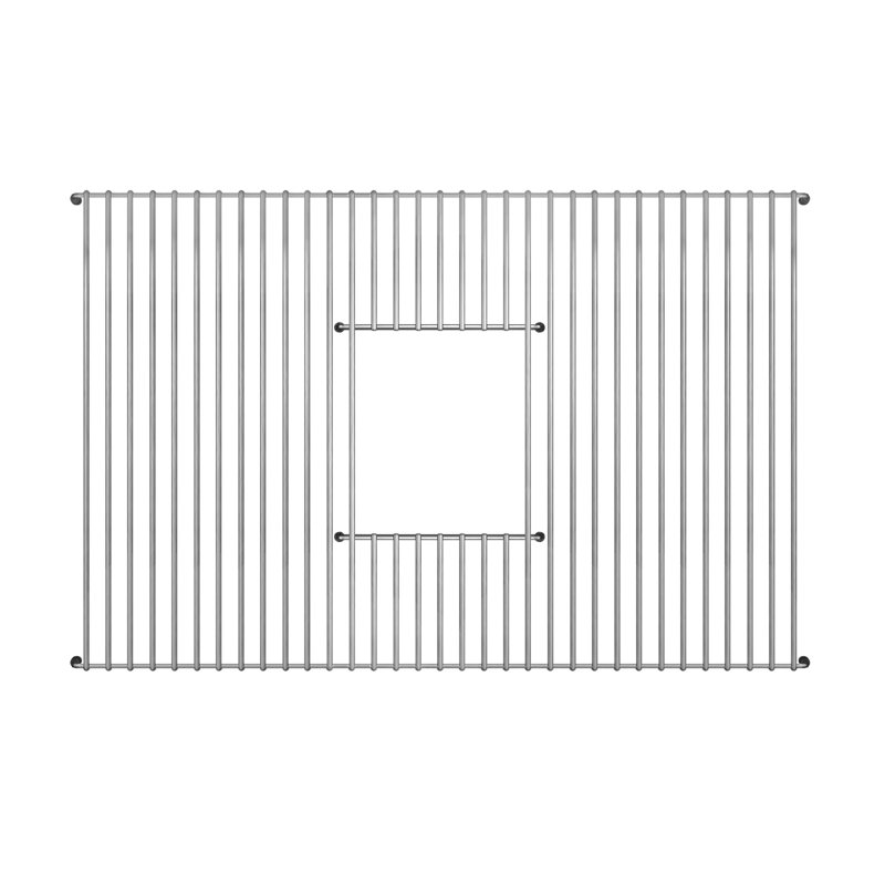 Stainless Steel Sink Grid for Whitehaus Fireclay Sinks WHQ5530, WHQ530 and WHQ330, Stainless Steel
