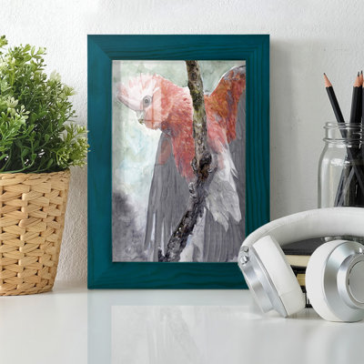 Tropic Parrot II encadré sur papier