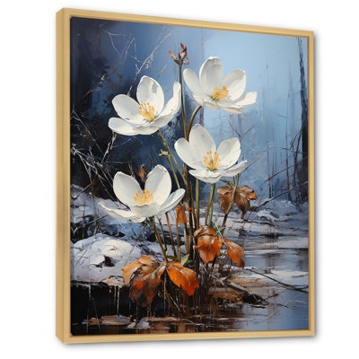 «Green Snowdrops», fleurs d'hiver - impressions sur toile