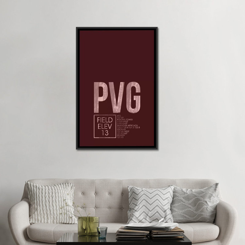 Reproduction d’art sur toile tendue tendue à la gauche de Shanghai Pudong par 08, H 26 po x l 18 po x P 1,5 po, Pas de tapis
