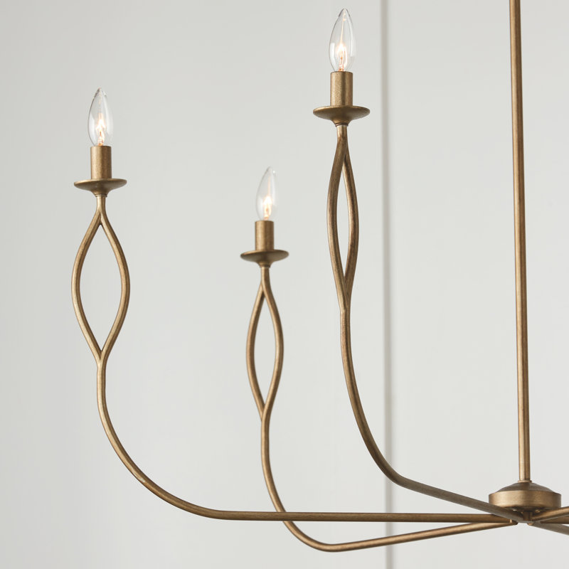 Lustre classique / traditionnel à 6 lumières à intensité variable Cohen