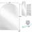 Bathroom Cabinet With Adjustable Shelves And Mirror - 24X36 Inch Arched Recessed Metal Framed In White For Modernization Organization Storage Solution-1438534668