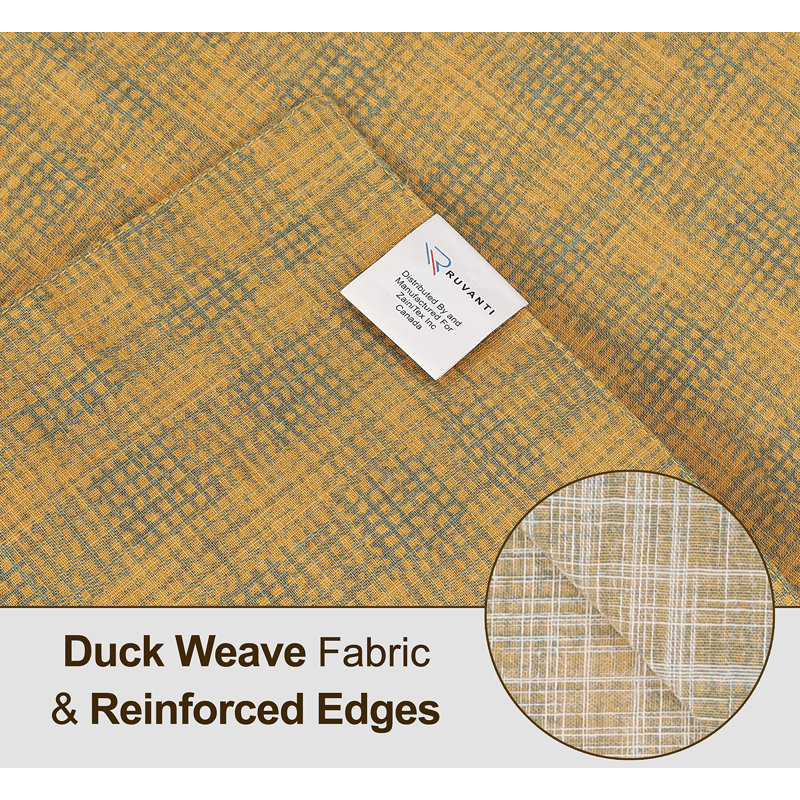 Wet Net 13" x 19" Cotton Fall Dining Table Placemats Set of 6