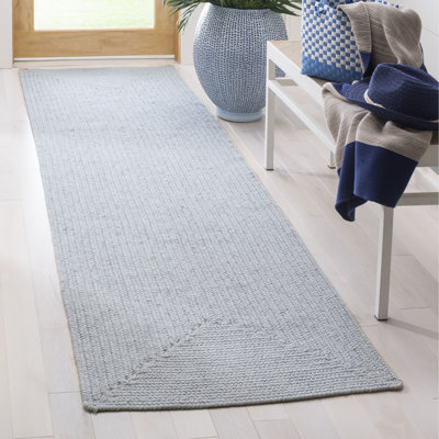 Tapis géométrique en coton tissé à la main Garbrand