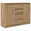 Sideboard With Drawers 100.5X35x76 Cm Engineered Wood-1406815752