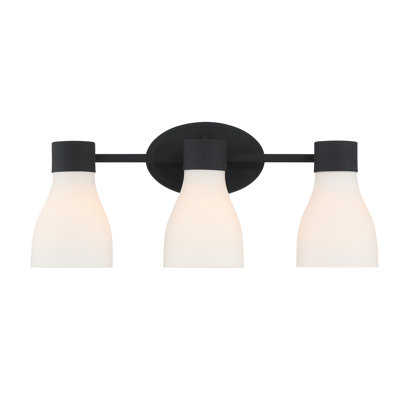 Jessa Opal Glass Dimmable Vanity Light