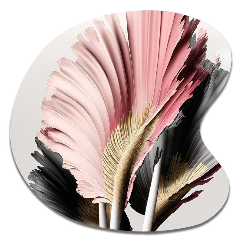 Arne - décoration murale irrégulière en métal Gerbera, H 27 po x l 27 po