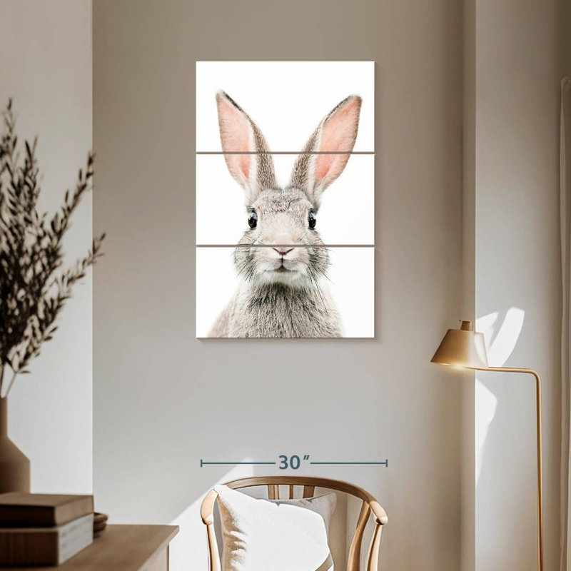 Brampt Bunny Face, 57" H x 36" W