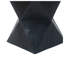 Table d'appoint en béton 14,25 po Prismatic Black