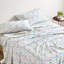 Ensemble de draps 100% coton, ensemble de draps à motifs classiques