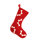 Hand Felted Wool Christmas Stocking - Bones