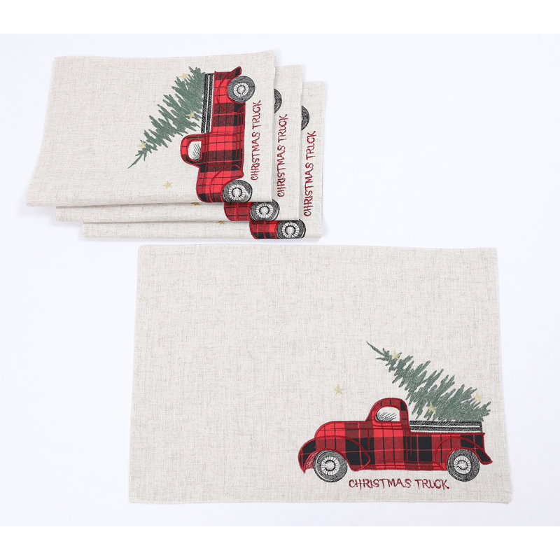 Jacobo Embroidered Rectangle Placemat