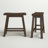 Arberesha Counter Stool with Solid Wood Frame
