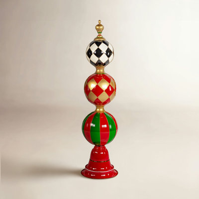 Diamond Print Iron Ornament Display Tower