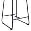 Ensemble de 2 tabourets de bar en matériau Pu de style moderne et minimaliste - seulement les chaises, tables non incluses-680816360