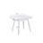 Larwich Solid Wood Slatted Bench, White