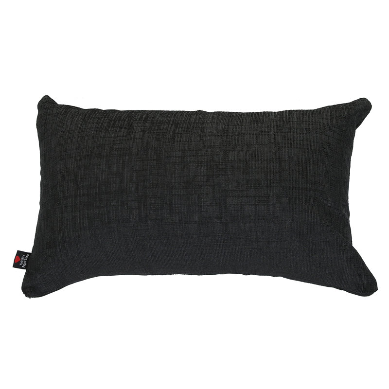 March Rectangular Cushion, Black