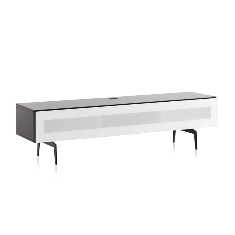 Mcmartin TV Stand for TVs up to 75", White/Black