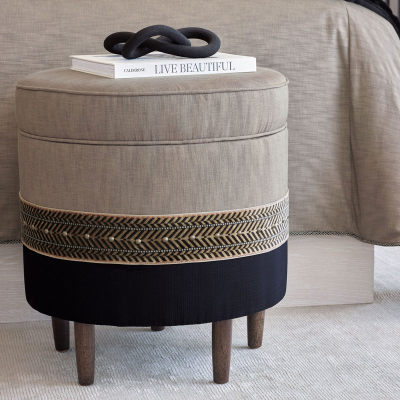 Talena Round Ottoman
