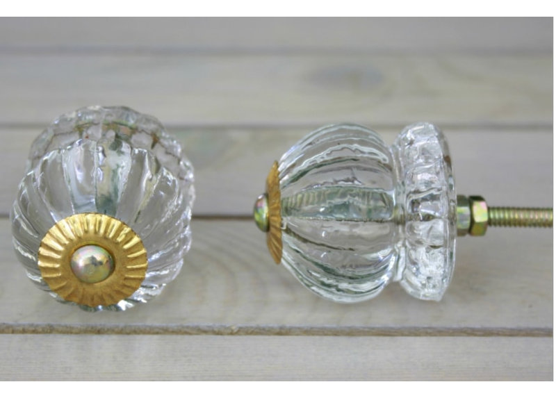 Glass Mushroom Knob