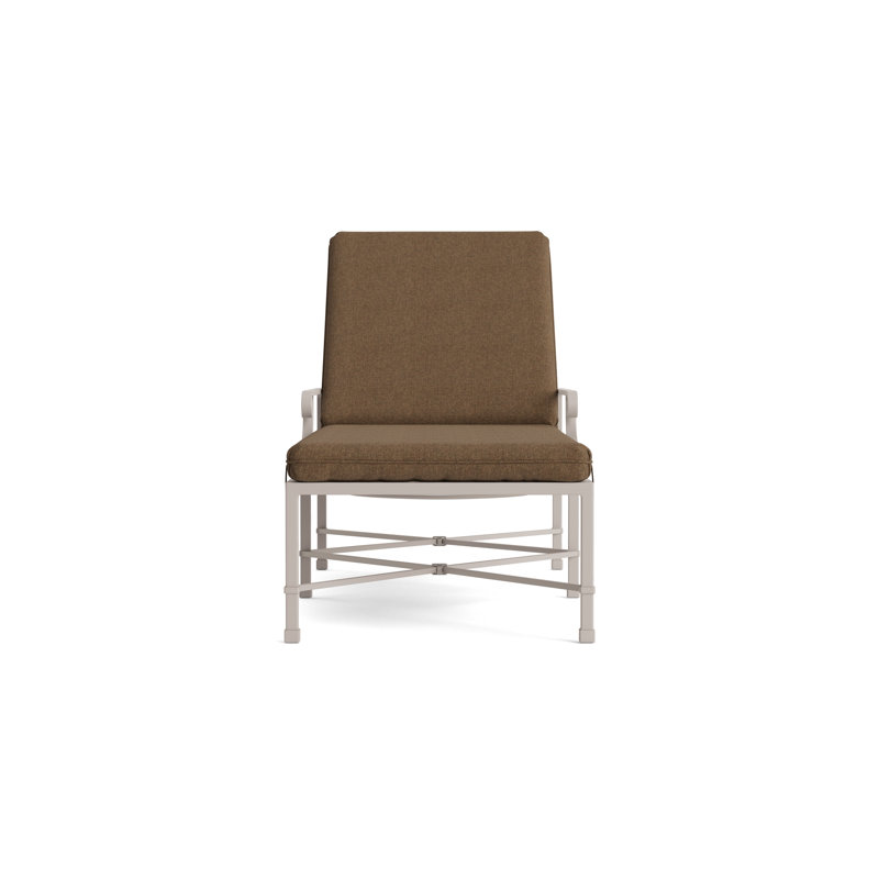 Venetian Outdoor Chaise Lounge, Fusion Moccasian, Dove Smooth