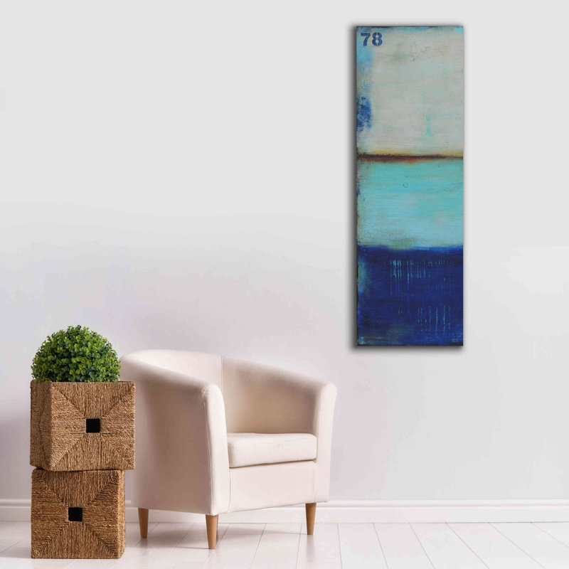 «Ocean 78 I» par Erin Ashley, estampe numérique sur toile, H 60 po x l 20 po x P 1,5 po