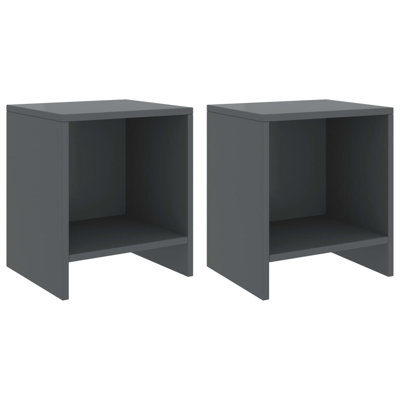 Ebern Bedside Cabinets 2 pcs 35x30x40 cm Solid Pinewood