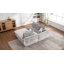 Canapé modulaire Cloud avec méridienne en L, aucun assemblage requis-124925317